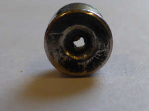 Hole in fuse cap