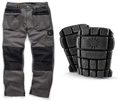 knee pads and trousers
