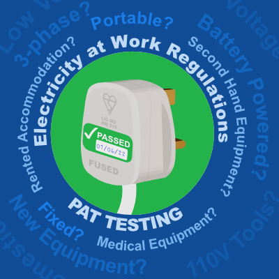 Scope of PAT testing infographic