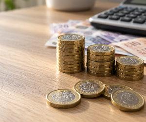 money on a desk
