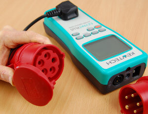 3phase adapter with test instrument