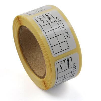 date labels on roll