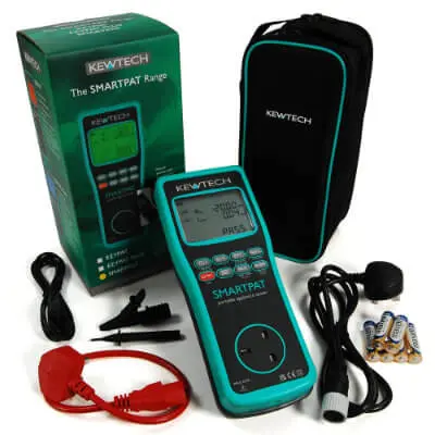 Includes test leads, power lead, soft case and batteries