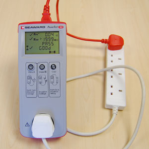 PAT Testing Extension lead with Primtest 100