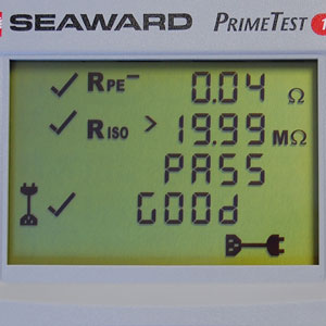 Clear LCD display on Primetest 100