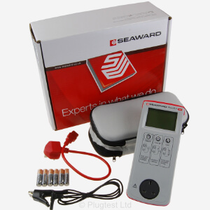 Includes test leads, case and batteries